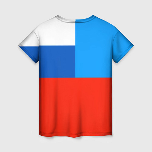 Женская футболка Флаг МЧС России / 3D-принт – фото 2