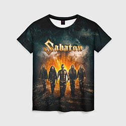 Футболка женская Sabaton, цвет: 3D-принт