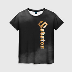 Футболка женская SABATON, цвет: 3D-принт
