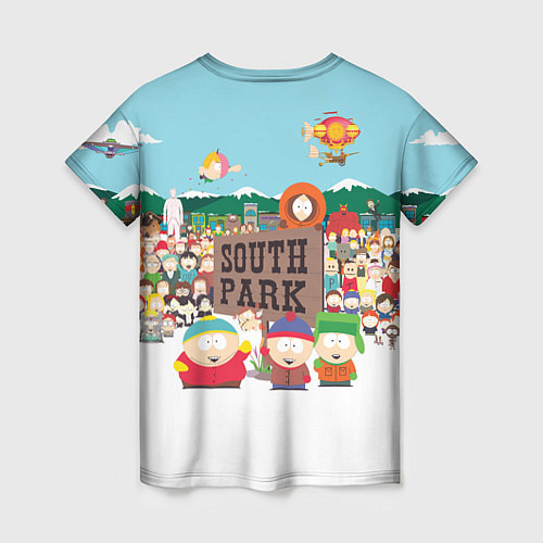Женская футболка Южный Парк / 3D-принт – фото 2