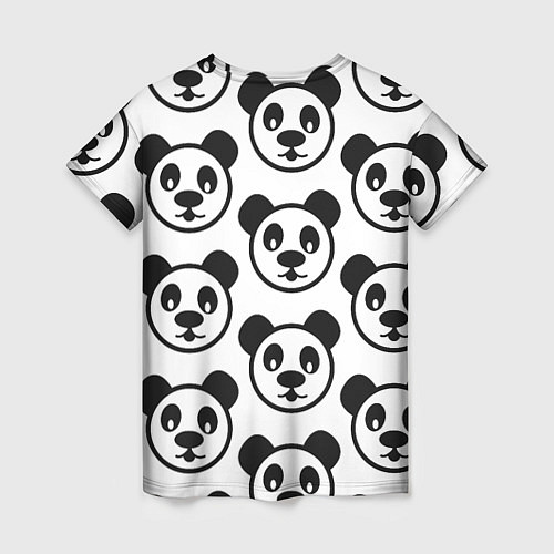 Женская футболка Panda / 3D-принт – фото 2