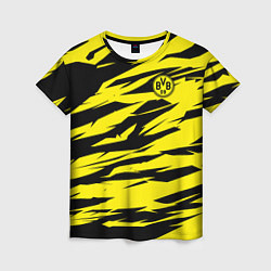 Футболка женская FC Borussia, цвет: 3D-принт