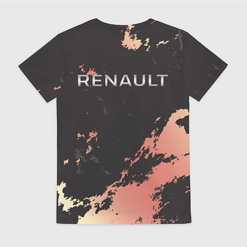 Женская футболка Renault спина / 3D-принт – фото 2