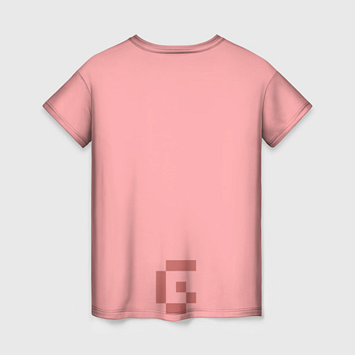 Женская футболка Minecraft Pig / 3D-принт – фото 2