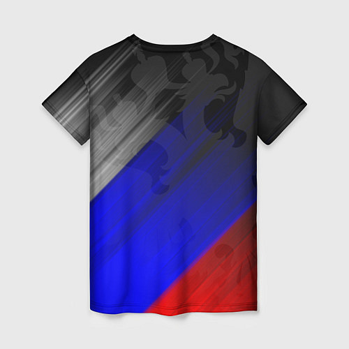 Женская футболка РОССИЯ / 3D-принт – фото 2