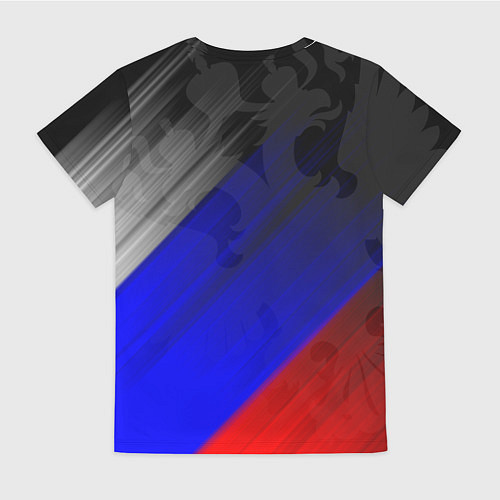 Женская футболка РОССИЯ / 3D-принт – фото 2