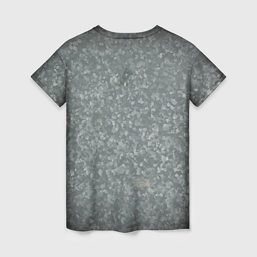 Женская футболка Цинк / 3D-принт – фото 2