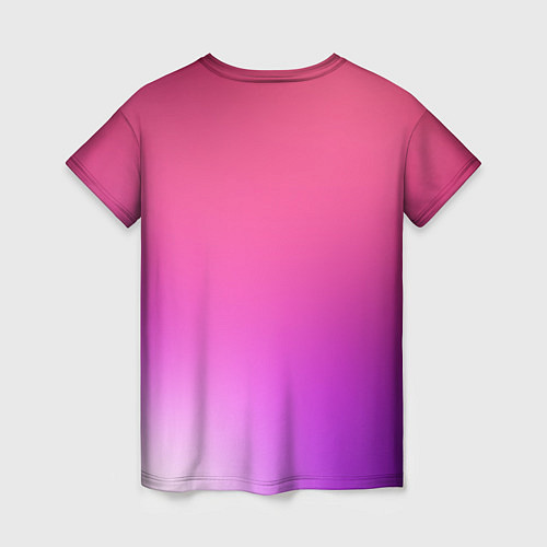 Женская футболка Нежный цвет / 3D-принт – фото 2