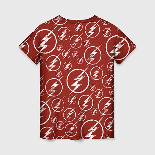 Женская футболка The Flash Logo Pattern / 3D-принт – фото 2