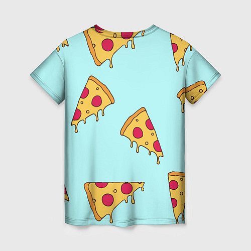 Женская футболка Ароматная пицца / 3D-принт – фото 2