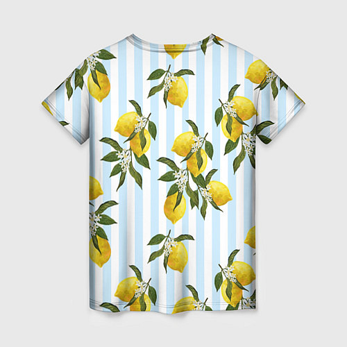 Женская футболка Лимоны / 3D-принт – фото 2