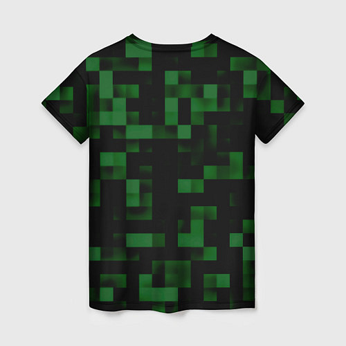 Женская футболка Minecraft Creeper / 3D-принт – фото 2