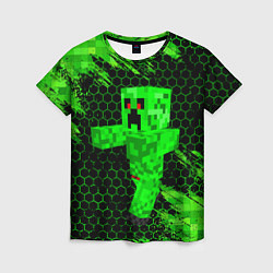 Футболка женская MINECRAFT CREEPER, цвет: 3D-принт