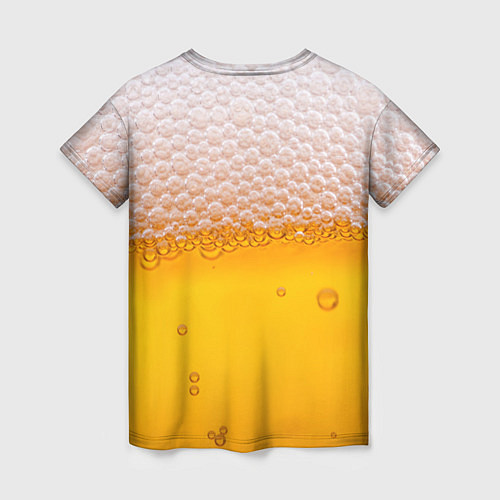 Женская футболка ЖИВОЕ ПЕННОЕ / 3D-принт – фото 2