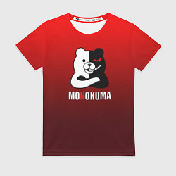 Футболка женская Monokuma, цвет: 3D-принт