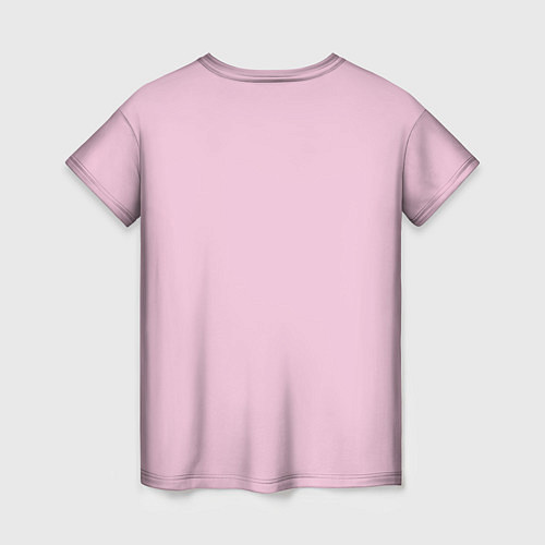 Женская футболка Светло-розовый / 3D-принт – фото 2