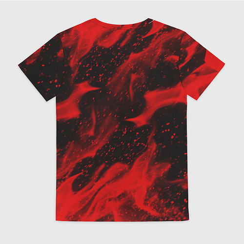 Женская футболка CHICAGO BULLS / 3D-принт – фото 2