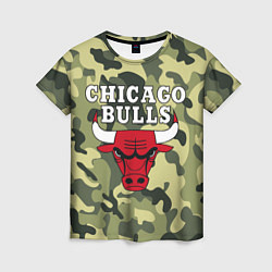 Футболка женская CHICAGO BULLS, цвет: 3D-принт