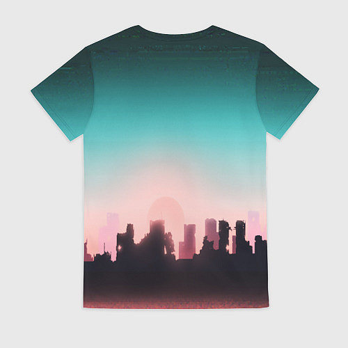 Женская футболка HOTLINE MIAMI / 3D-принт – фото 2