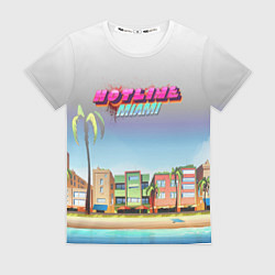 Футболка женская HOTLINE MIAMI, цвет: 3D-принт