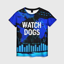 Футболка женская Watch Dogs, цвет: 3D-принт
