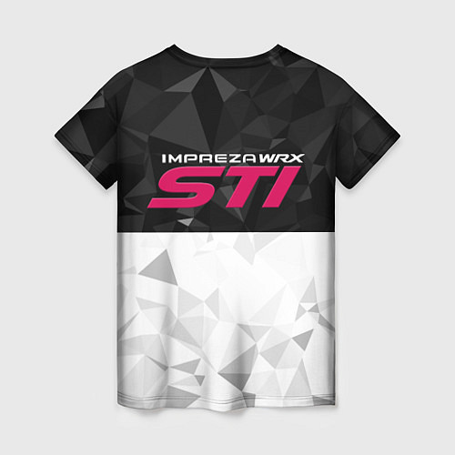 Женская футболка SUBARU WRX STI спина Z / 3D-принт – фото 2