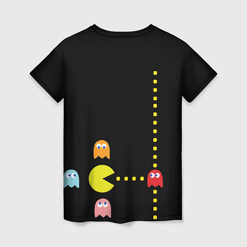 Женская футболка Pac-man / 3D-принт – фото 2