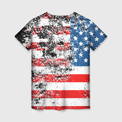Женская футболка США / 3D-принт – фото 2