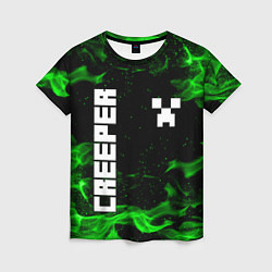 Футболка женская MINECRAFT CREEPER, цвет: 3D-принт