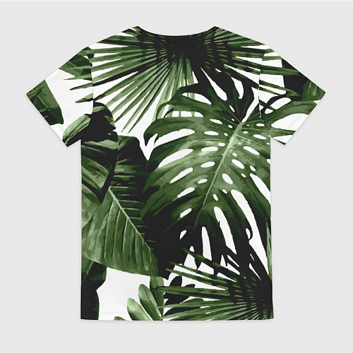 Женская футболка Джунгли / 3D-принт – фото 2