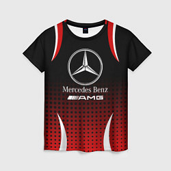 Футболка женская Mercedes-Benz, цвет: 3D-принт