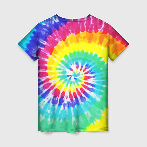 Женская футболка TIE-DYE СТЕНА / 3D-принт – фото 2