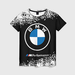 Женская футболка BMW БМВ