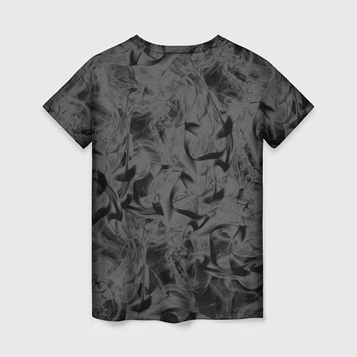 Женская футболка Черная дымка / 3D-принт – фото 2