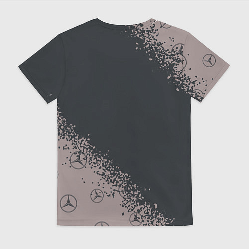 Женская футболка MERCEDES МЕРСЕДЕС / 3D-принт – фото 2
