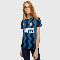 Футболка женская Inter Home Jersey 202122, цвет: 3D-принт — фото 2