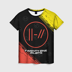 Футболка женская TWENTY ONE PILOTS 21 PILOTS, цвет: 3D-принт