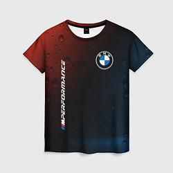 Женская футболка BMW БМВ