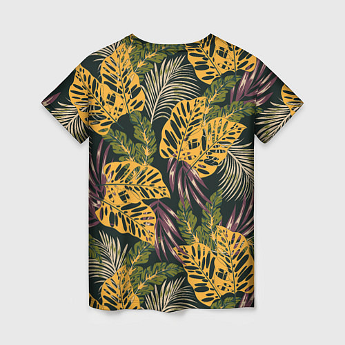 Женская футболка Тропический лес / 3D-принт – фото 2