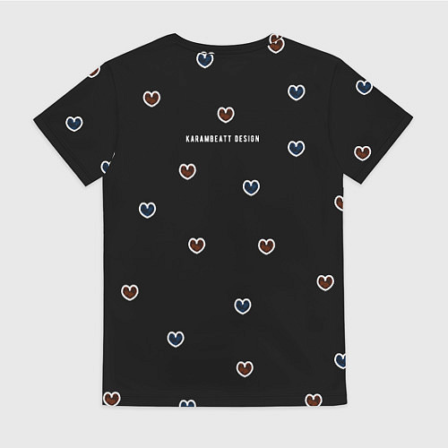 Женская футболка Любовная история Invert / 3D-принт – фото 2