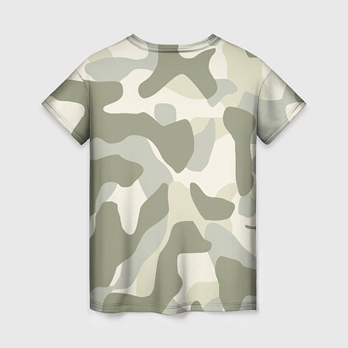 Женская футболка Camouflage 1 / 3D-принт – фото 2