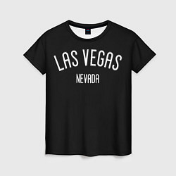 Футболка женская LAS VEGAS, цвет: 3D-принт