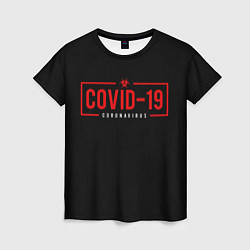 Женская футболка COVID-19