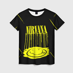 Женская футболка NIRVANA