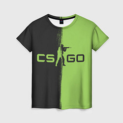 Футболка женская CS GO, цвет: 3D-принт