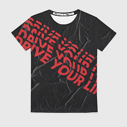 Футболка женская Drive Your Live: Wave, цвет: 3D-принт