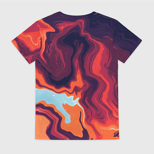 Женская футболка ABSTRACTION / 3D-принт – фото 2