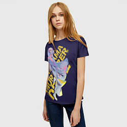 Футболка женская Murderer, цвет: 3D-принт — фото 2