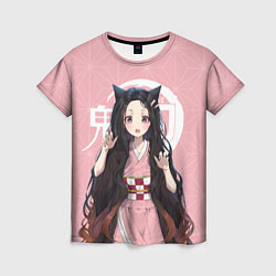 Футболка женская Nezuko, цвет: 3D-принт