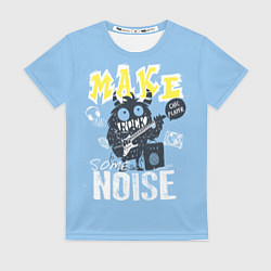 Женская футболка Монстр рока